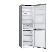 LG 1.86M 344L Kølefryseskab(Prime Silver) - Energiklasse E, Nature Fresh, Door Cooling+™ og Smart Diagnosis™, GBV3100EPY