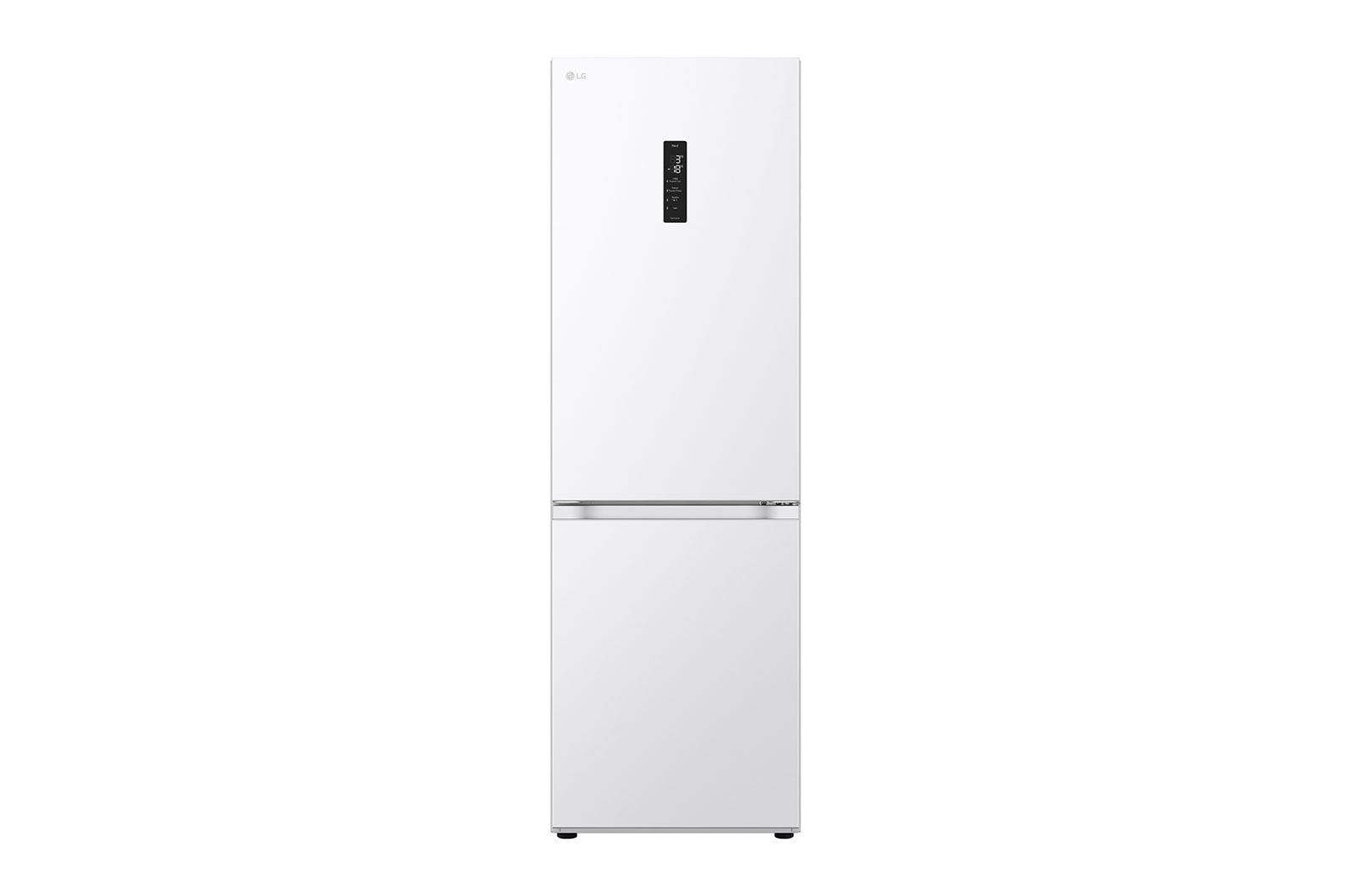Visning forfra af 1.86M 344L Kølefryseskab(Hvid) - Energiklasse E, Nature Fresh, Door Cooling+™ og Smart Diagnosis™ GBV3100ESW