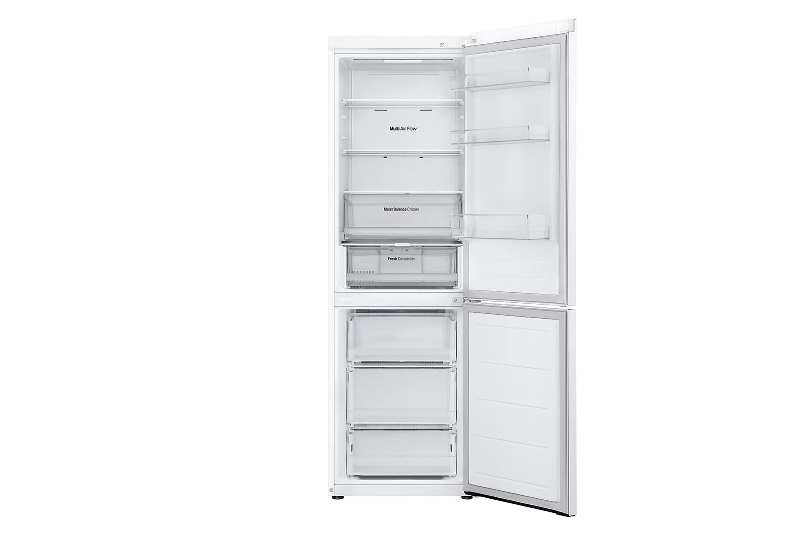 1.86M 344L Kølefryseskab(Hvid) - Energiklasse E, Nature Fresh, Door Cooling+™ og Smart Diagnosis™