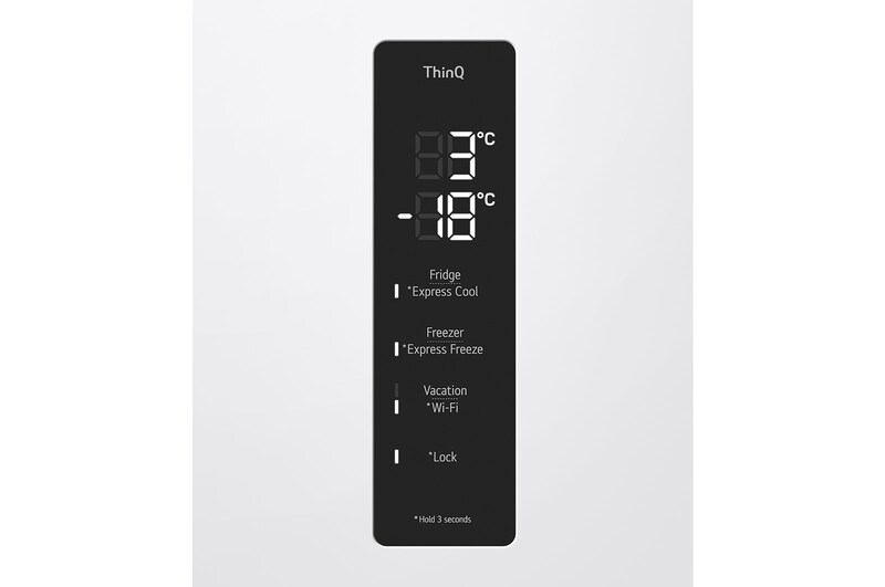 1.86M 344L Kølefryseskab(Hvid) - Energiklasse E, Nature Fresh, Door Cooling+™ og Smart Diagnosis™