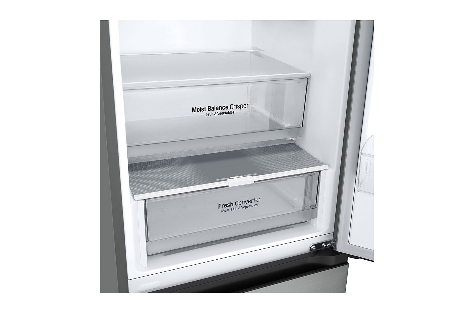LG 2.03M 387L Kølefryseskab(Prime Silver) - Energiklasse D, GBV3200DPY