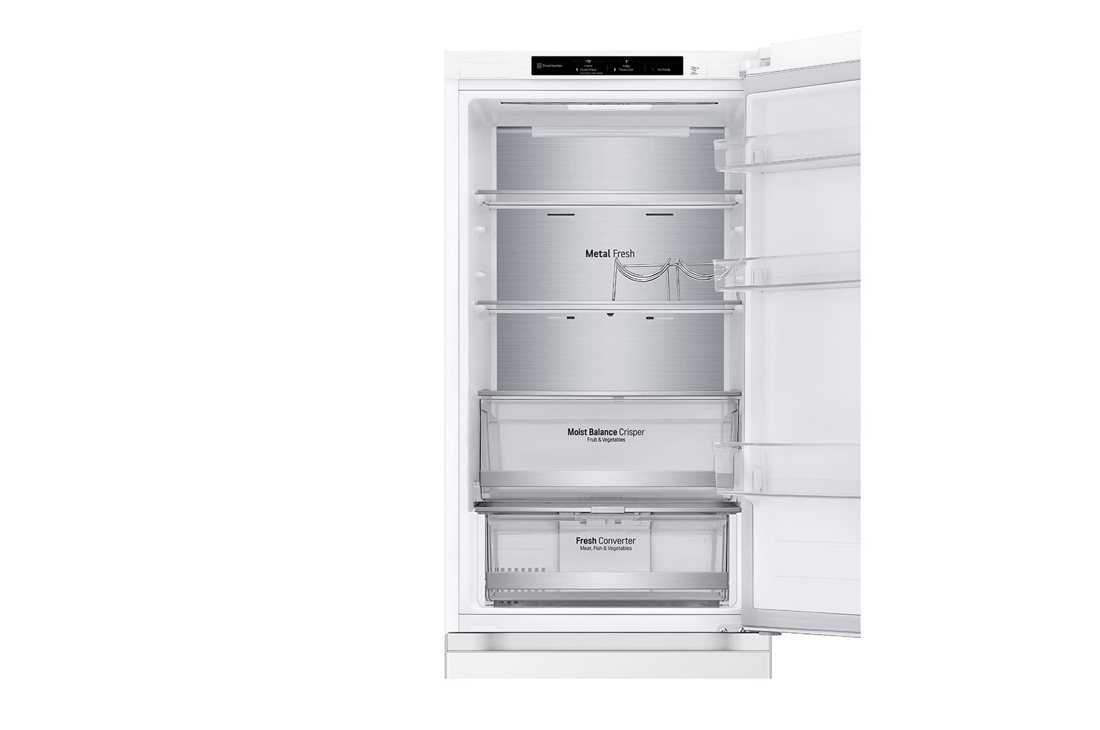 LG 1.86M 344L Kølefryseskab(White) - Energiklasse D, GBV5140DSW