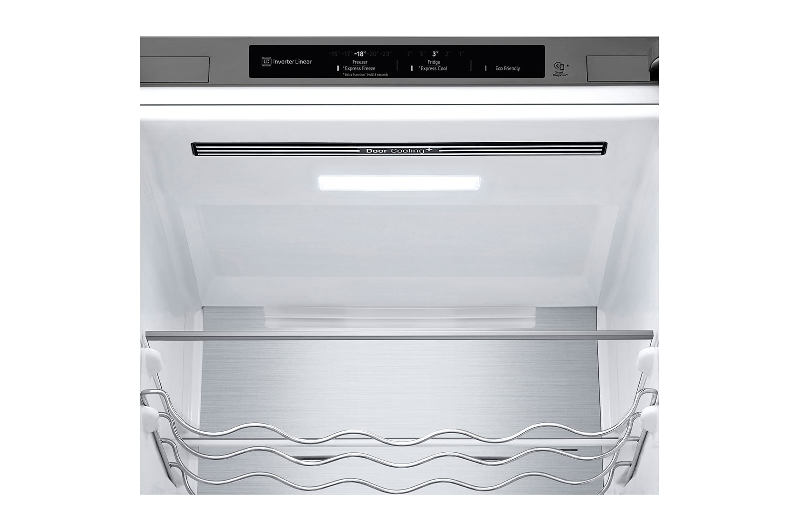 LG 2.03M 387L Kølefryseskab(Prime Silver) - Energiklasse D, GBV5240DPY