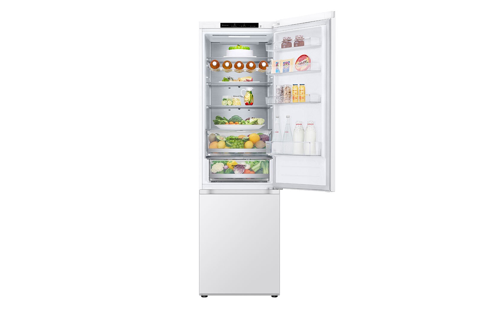 LG 2.03M 387L Kølefryseskab(White) - Energiklasse D, GBV5240DSW