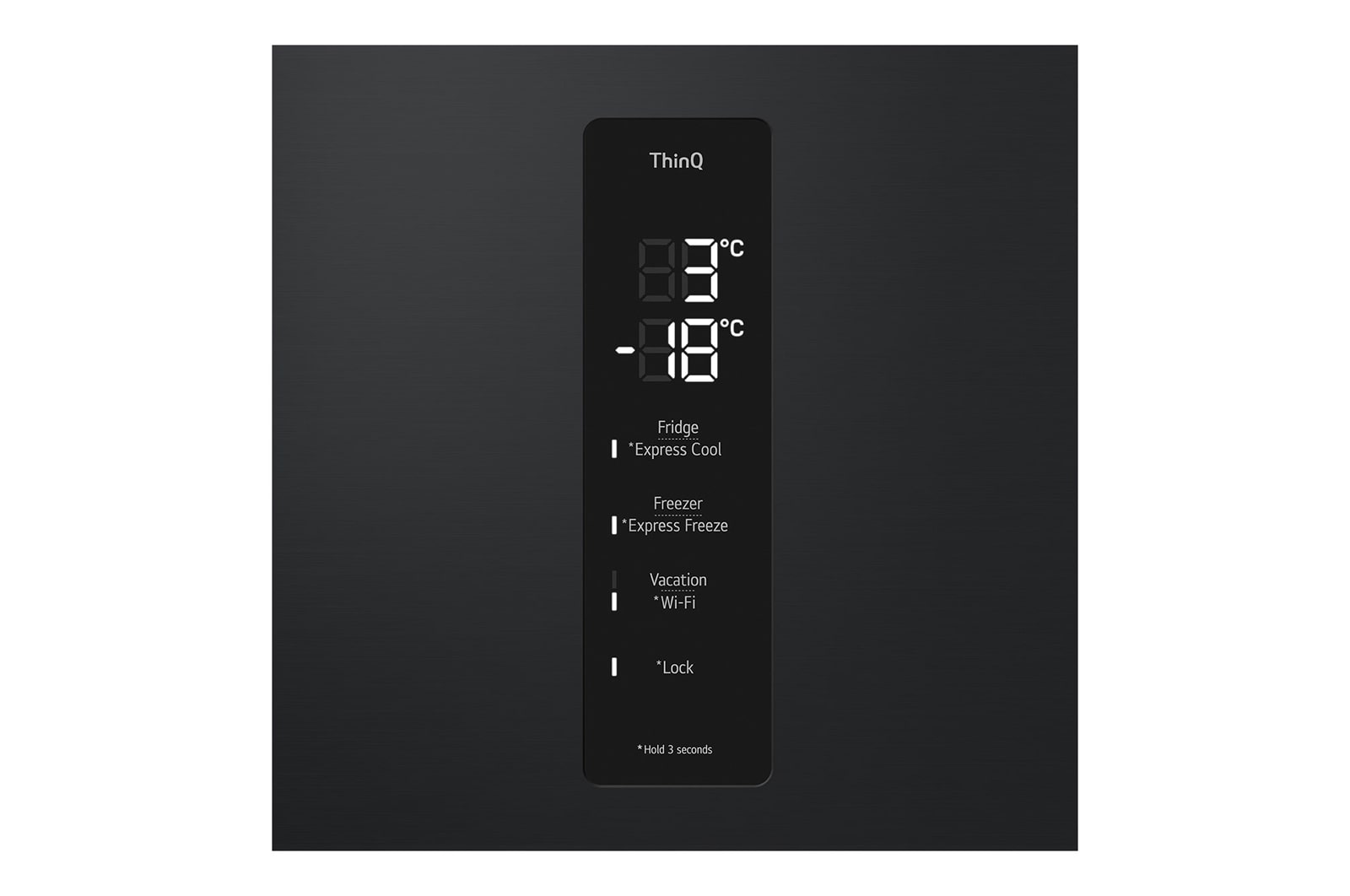 LG 2.03M 387L Kølefryseskab(Matte Black) - Energiklasse C, Door Cooling™ og Smart Diagnosis™ med Wi-Fi, GBV5250CEP