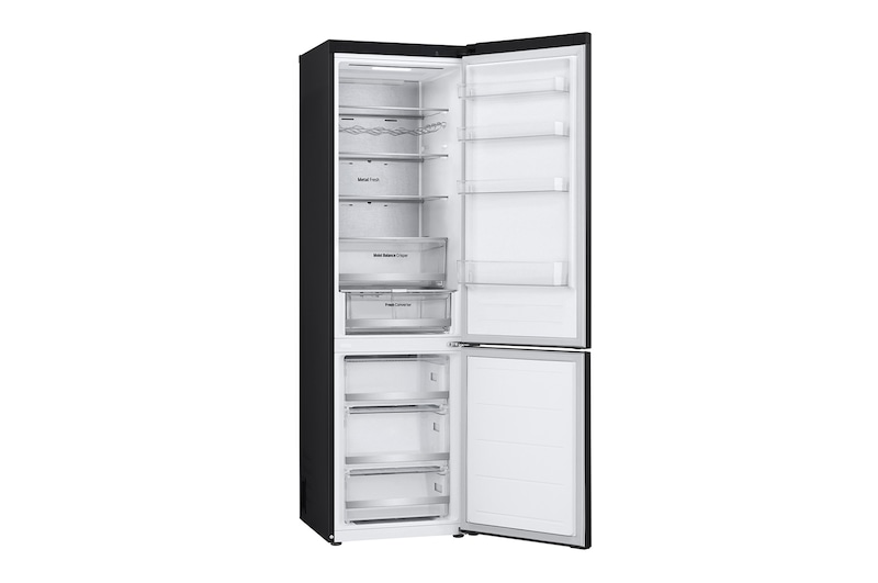 LG 2.03M 387L Kølefryseskab(Matte Black) - Energiklasse C, Door Cooling™ og Smart Diagnosis™ med Wi-Fi, GBV5250CEP