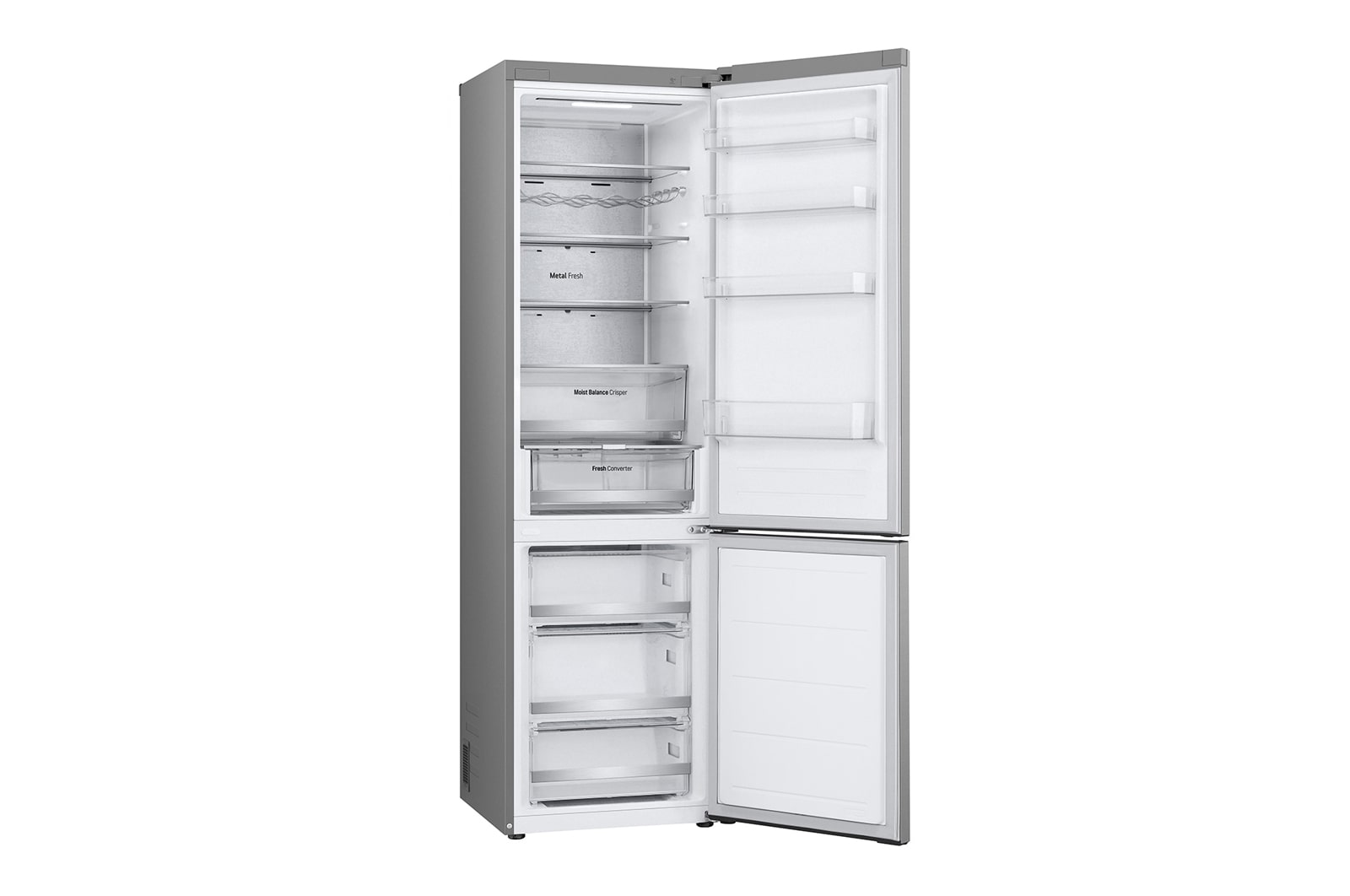 LG 2.03M 387L Kølefryseskab(Prime Silver) - Energiklasse C, Door Cooling™ og Smart Diagnosis™ med Wi-Fi, GBV5250CPY
