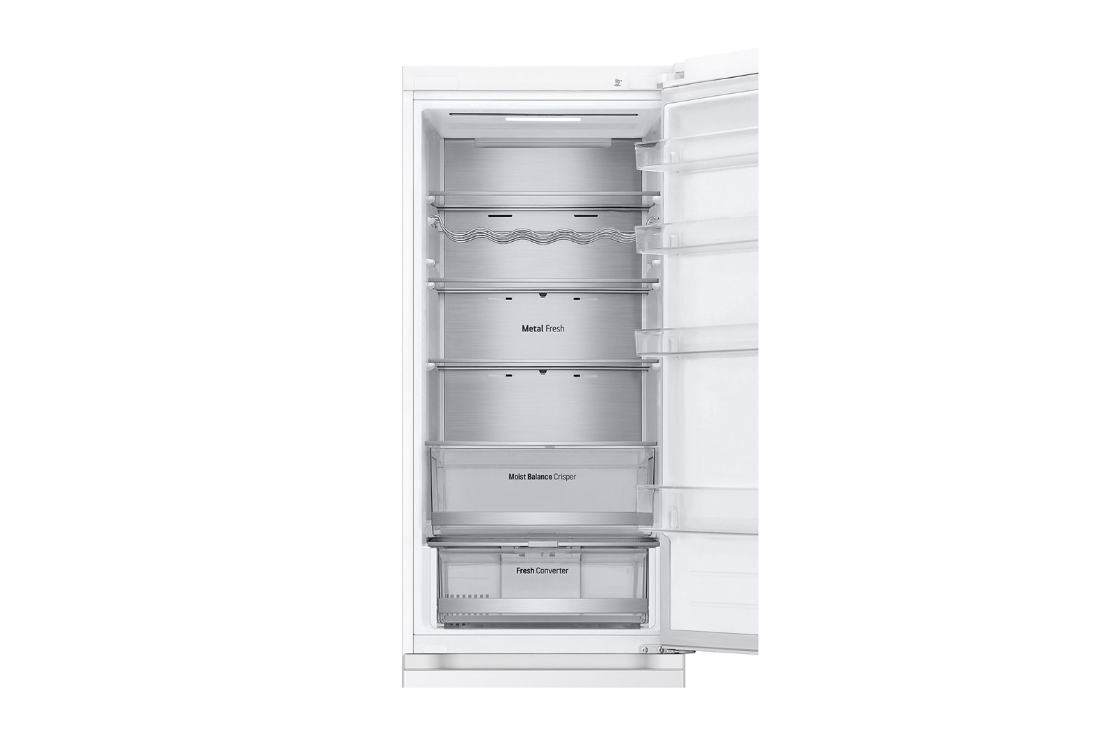 LG 2.03M 387L Kølefryseskab(Hvid) - Energiklasse C, Door Cooling™ og Smart Diagnosis™ med Wi-Fi, GBV5250CSW