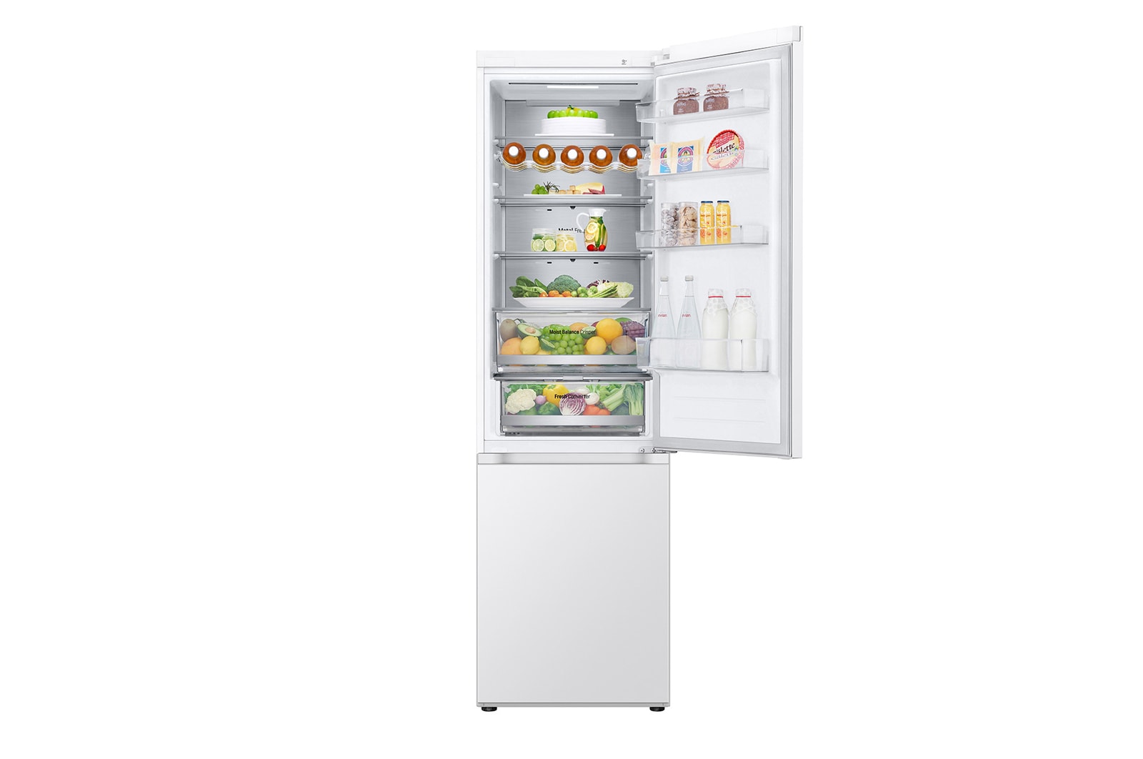LG 2.03M 387L Kølefryseskab(Hvid) - Energiklasse C, Door Cooling™ og Smart Diagnosis™ med Wi-Fi, GBV5250CSW