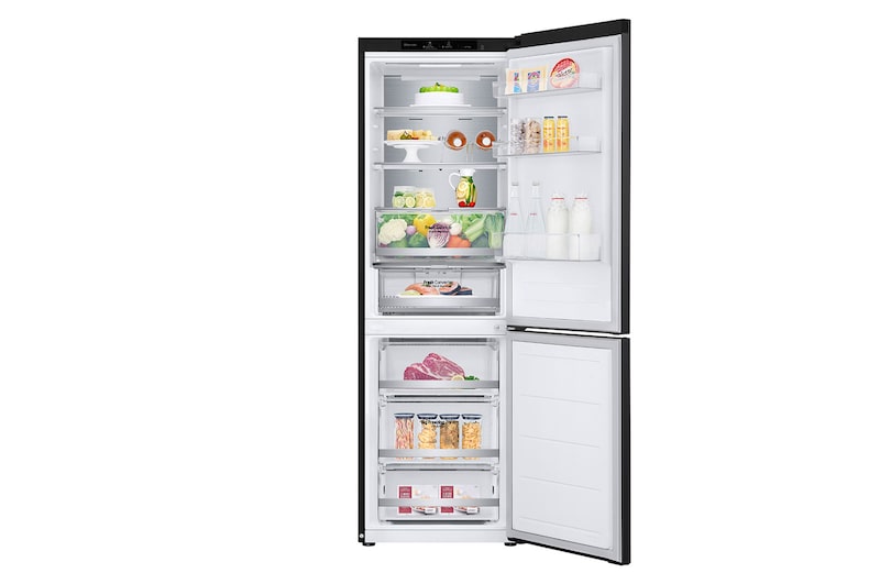 LG 1.86M 344L Kølefryseskab(Essence Black) - Energiklasse C, GBV7180CEV