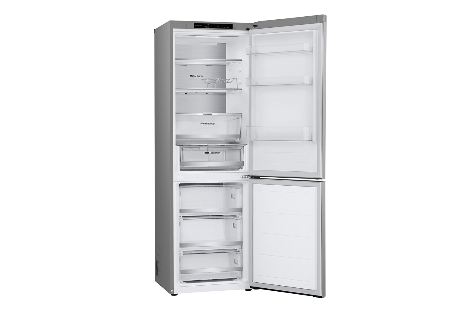 LG 1.86M 344L Kølefryseskab(Prime Silver) - Energiklasse C, GBV7180CPY