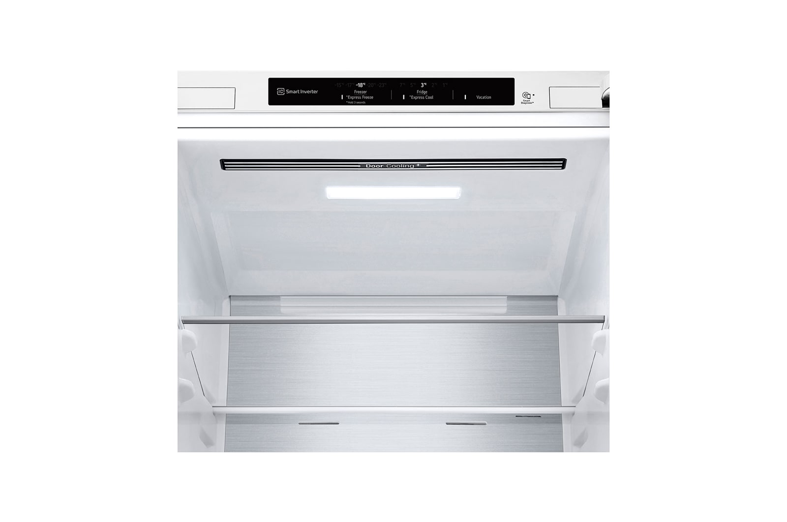 LG 1.86M 344L Kølefryseskab(Hvid) - Energiklasse C, Nature Fresh, Door Cooling+™ og Smart Diagnosis™, GBV7180CSW