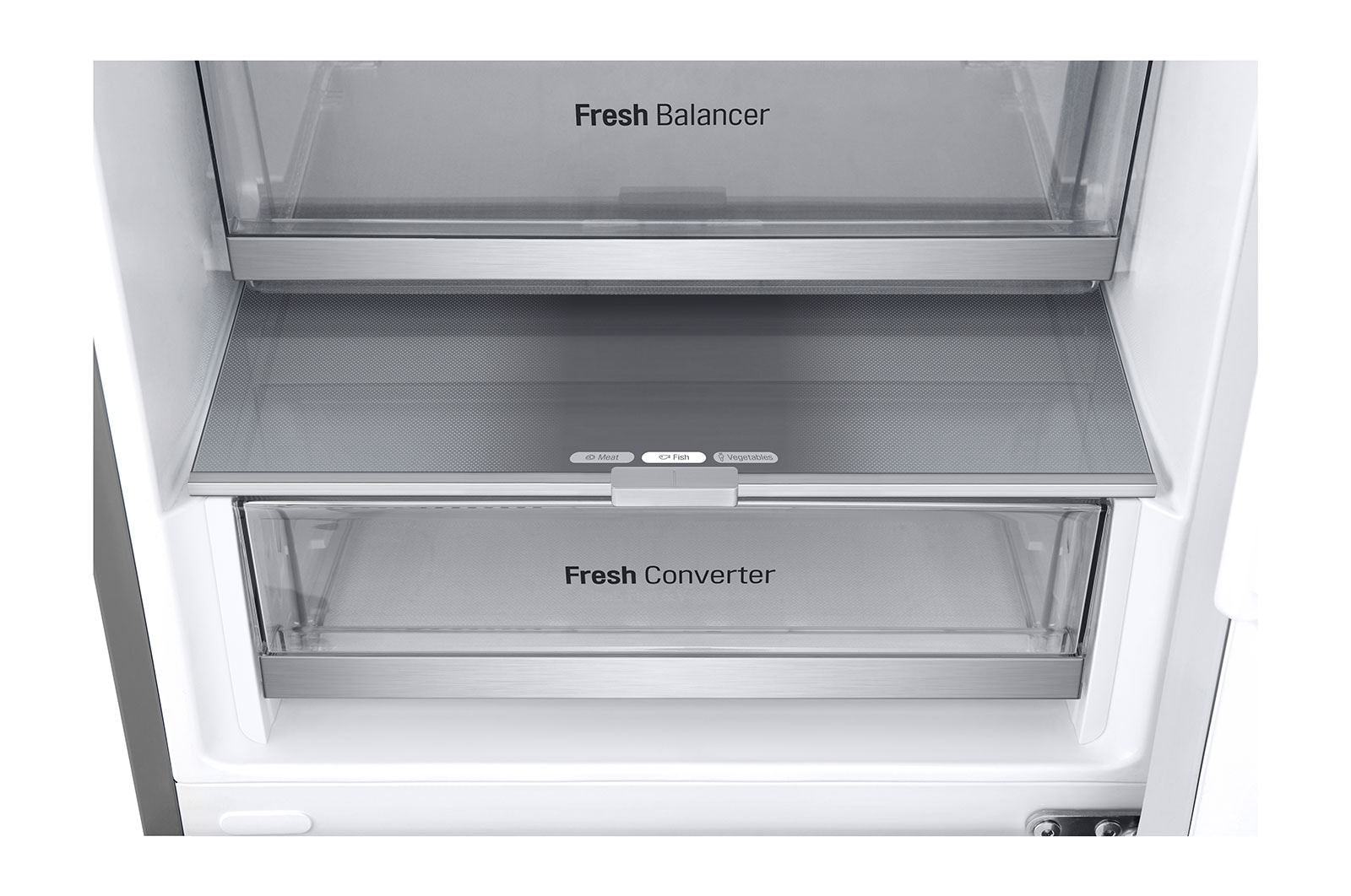 LG 1.86M 344L Kølefryseskab(Prime Silver) - Energiklasse D, Nature Fresh, Door Cooling+™ og Smart Diagnosis™, GBV7180DPY