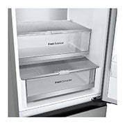 LG 1.86M 344L Kølefryseskab(Prime Silver) - Energiklasse D, Nature Fresh, Door Cooling+™ og Smart Diagnosis™, GBV7180DPY