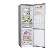LG 1.86M 344L Kølefryseskab(Prime Silver) - Energiklasse D, Nature Fresh, Door Cooling+™ og Smart Diagnosis™, GBV7180DPY