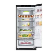 LG 2.03M 387L Kølefryseskab(Essence Black Steel ) - Energiklasse C, Nature Fresh, Door Cooling+™ og Smart Diagnosis™, GBV7280CEV