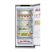 LG 2.03M 387L Kølefryseskab(Prime Silver) - Energiklasse C, Nature Fresh, Door Cooling+™ og Smart Diagnosis™, GBV7280CPY