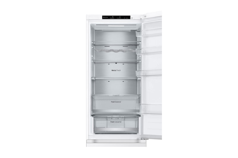 LG 2.03M 387L Kølefryseskab(Essence White ) - Energiklasse C, Nature Fresh, Door Cooling⁺™ og Smart Diagnosis™, GBV7280CSW