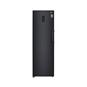 Visning forfra af 323L Fritstående fryser (Matte Black) - Energiklasse F, Total No Frost og Smart Diagnosis™ med Wi-Fi GF5237MCJZ1