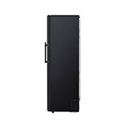 LG 323L Fritstående fryser (Matte Black) - Energiklasse F, Total No Frost og Smart Diagnosis™ med Wi-Fi, GF5237MCJZ1