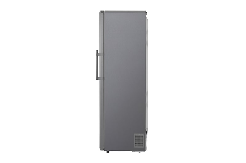 LG 323L Fritstående fryser (Shiny Steel) - Energiklasse F, Total No Frost og Smart Diagnosis™ med Wi-Fi, GF5237PZJZ1