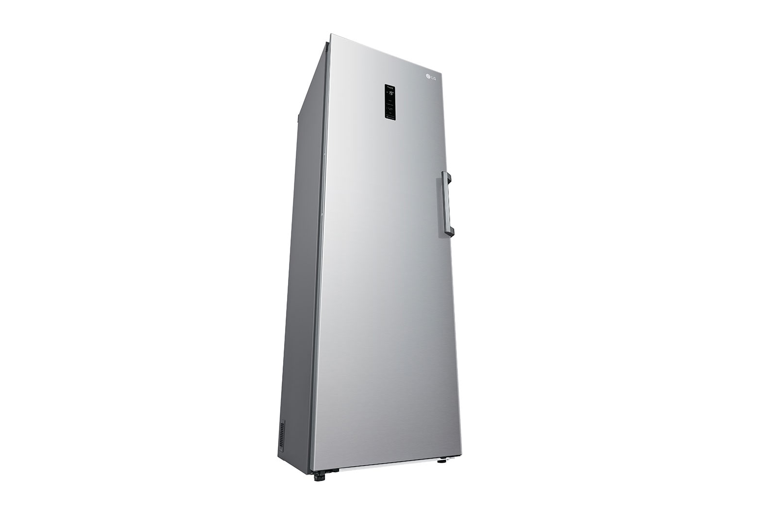 LG 324L Fritstående fryser (Shiny Steel) - Energiklasse E, Total No Frost, Express Freeze, Smart Diagnosis™ med Wi-Fi, GFE41PZGSZ