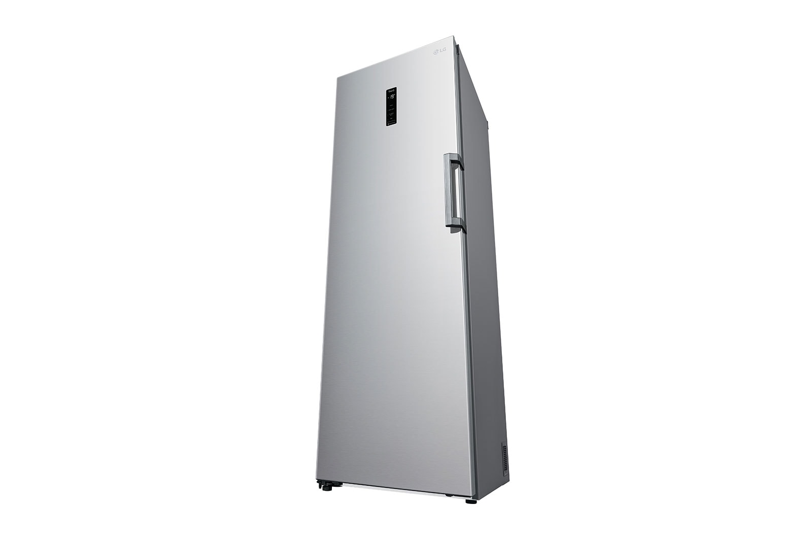 LG 324L Fritstående fryser (Shiny Steel) - Energiklasse E, Total No Frost, Express Freeze, Smart Diagnosis™ med Wi-Fi, GFE41PZGSZ