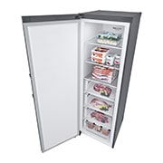 LG 324L Fritstående fryser (Shiny Steel) - Energiklasse E, Total No Frost, Express Freeze, Smart Diagnosis™ med Wi-Fi, GFE41PZGSZ