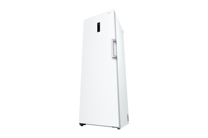 LG 324L Fritstående fryser (Hvid) - Energiklasse E, Total No Frost, Express Freeze, Smart Diagnosis™ med Wi-Fi, GFE41SWGSZ