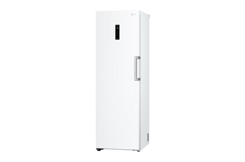 LG 324L Fritstående fryser (Hvid) - Energiklasse E, Total No Frost, Express Freeze, Smart Diagnosis™ med Wi-Fi, GFE41SWGSZ