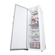 LG 324L Fritstående fryser (Hvid) - Energiklasse E, Total No Frost, Express Freeze, Smart Diagnosis™ med Wi-Fi, GFE41SWGSZ
