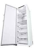 LG 324L Fritstående fryser (Hvid) - Energiklasse D, Total No Frost, Express Freeze, Smart Diagnosis™, GFT61SWCSF