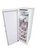 LG 324L Fritstående fryser (Hvid) - Energiklasse D, Total No Frost, Express Freeze, Smart Diagnosis™, GFT61SWCSF