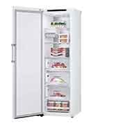 LG 324L Fritstående fryser (Hvid) - Energiklasse D, Total No Frost, Express Freeze, Smart Diagnosis™, GFT61SWCSF