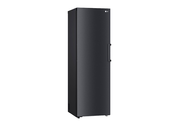 LG 324L Fritstående fryser (Matte Black) - Energiklasse E, Total No Frost, Express Freeze, Smart Diagnosis™, GFT61MCCSZ