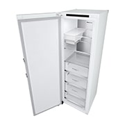 LG 324L Fritstående fryser (Hvid) - Energiklasse E, Total No Frost, Express Freeze, Smart Diagnosis™, GFT61SWCSZ