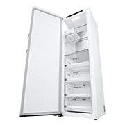 LG 324L Fritstående fryser (Hvid) - Energiklasse E, Total No Frost, Express Freeze, Smart Diagnosis™, GFT61SWCSZ