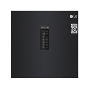 LG 375L Fritstående køleskab (Matte Black) - Energiklasse F, Moist Balance Crisper™ og Smart Diagnosis™ med Wi-Fi, GL5241MCJZ1