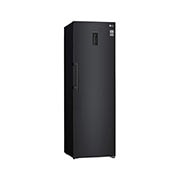 LG 375L Fritstående køleskab (Matte Black) - Energiklasse F, Moist Balance Crisper™ og Smart Diagnosis™ med Wi-Fi, GL5241MCJZ1