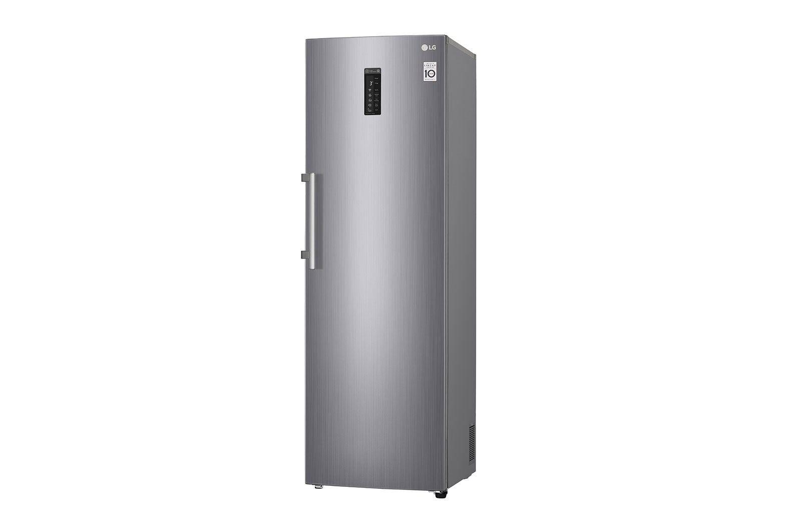 LG 375L Fritstående køleskab (Shiny Steel) - Energiklasse F, Moist Balance Crisper™ og Smart Diagnosis™ med Wi-Fi, GL5241PZJZ1