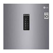 LG 375L Fritstående køleskab (Shiny Steel) - Energiklasse F, Moist Balance Crisper™ og Smart Diagnosis™ med Wi-Fi, GL5241PZJZ1