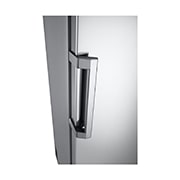 LG 386L Fritstående køleskab (Shiny Steel) - Energiklasse E, Door Cooling™, LINEARCooling™, FRESHBalancer™, Smart Diagnosis™ med Wi-Fi, GLE71PZCSZ