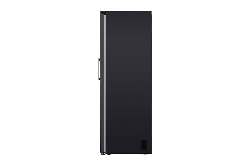 LG 386L Fritstående køleskab (Matte Black) - Energiklasse C, Door Cooling™, LINEARCooling™, FRESHBalancer™, Smart Diagnosis™ med Wi-Fi, GLM71MCCSX