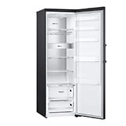 LG 386L Fritstående køleskab (Matte Black) - Energiklasse D, Door Cooling™, LINEARCooling™, FRESHBalancer™, Smart Diagnosis™ med Wi-Fi, GLM71MCCSF