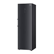 LG 386L Fritstående køleskab (Matte Black) - Energiklasse D, Door Cooling™, LINEARCooling™, FRESHBalancer™, Smart Diagnosis™ med Wi-Fi, GLM71MCCSF