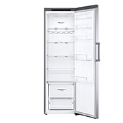 LG 386L Fritstående køleskab (Shiny Steel) - Energiklasse E, Door Cooling™, LINEARCooling™, Moist Balance Crisper™, GLT51PZGSZ