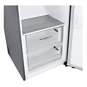 LG 386L Fritstående køleskab (Shiny Steel) - Energiklasse E, Door Cooling™, LINEARCooling™, Moist Balance Crisper™, GLT51PZGSZ