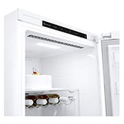 LG 386L Fritstående køleskab (Hvid) - Energiklasse E, Door Cooling™, LINEARCooling™, Moist Balance Crisper™, GLT51SWGSZ
