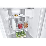 LG 386L Fritstående køleskab (Hvid) - Energiklasse E, Door Cooling™, LINEARCooling™, FRESHBalancer™, Smart Diagnosis™, GLT71SWCSZ