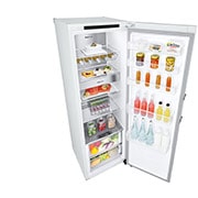 LG 386L Fritstående køleskab (Hvid) - Energiklasse E, Door Cooling™, LINEARCooling™, FRESHBalancer™, Smart Diagnosis™, GLT71SWCSZ